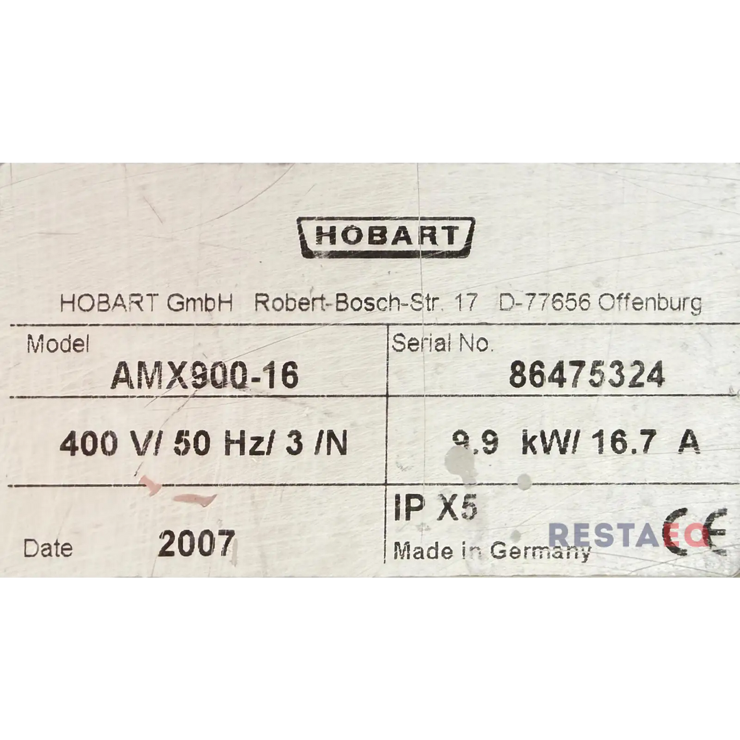 Kupuastianpesukone automaattikuvunnostolla AMX900-16