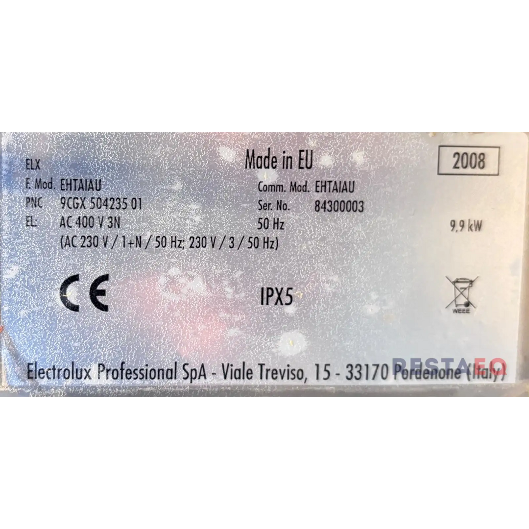 Kupuastianpesukone automaattikuvunnostolla EHTAIAU