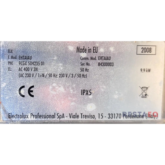 Kupuastianpesukone automaattikuvunnostolla EHTAIAU