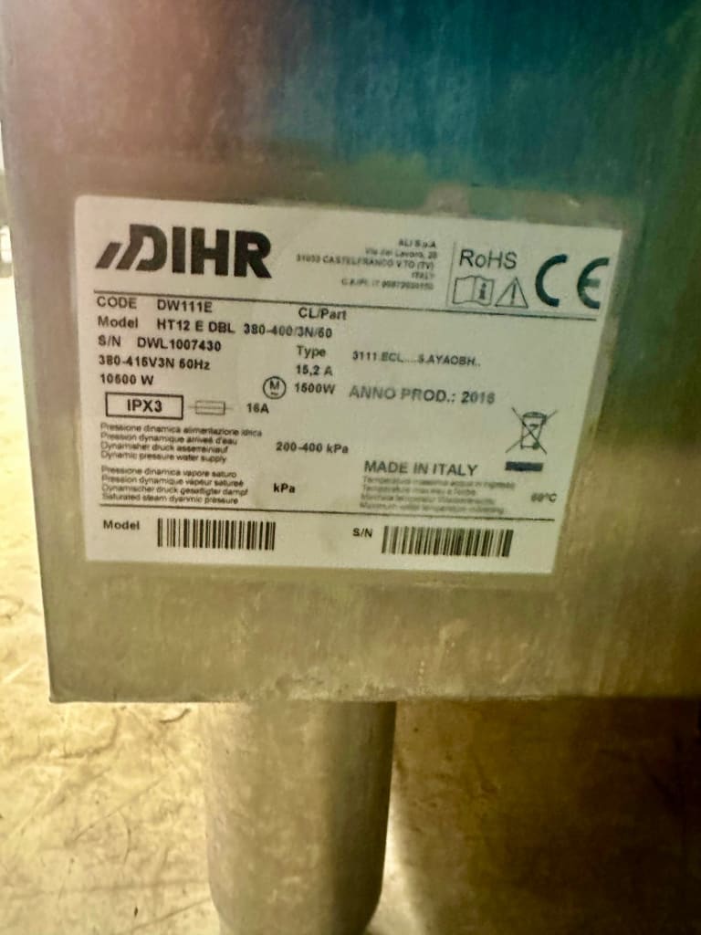 Kupuastianpesukone Dhir HT-12 E DBL - Dihr