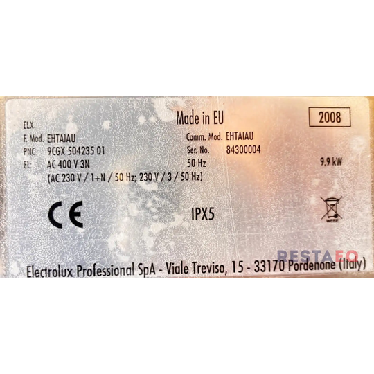 Kupuastianpesukone EHTAIAU - Electrolux