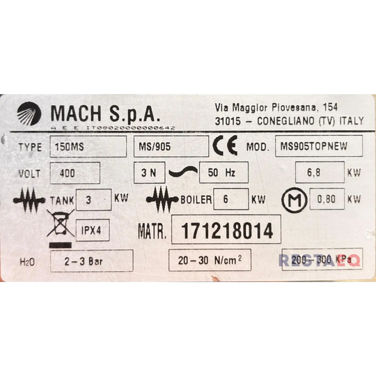 Kupuastianpesukone Mach 150MS - Mach