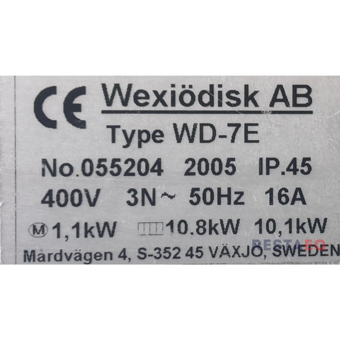 Kupuastianpesukone Metos WD7 - Metos