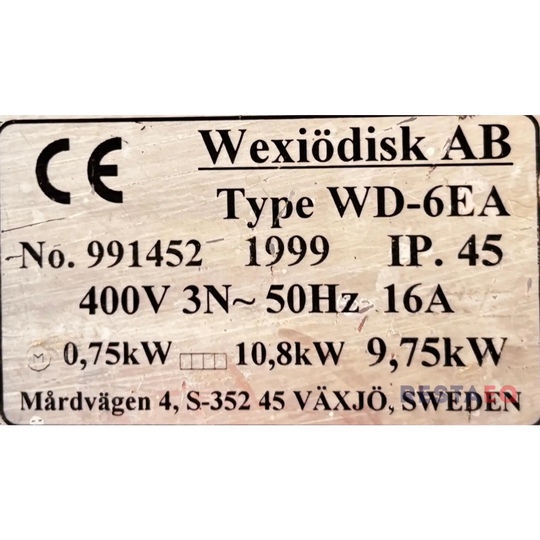 Kupuastianpesukone WD-6EA automaattikuvunnostolla