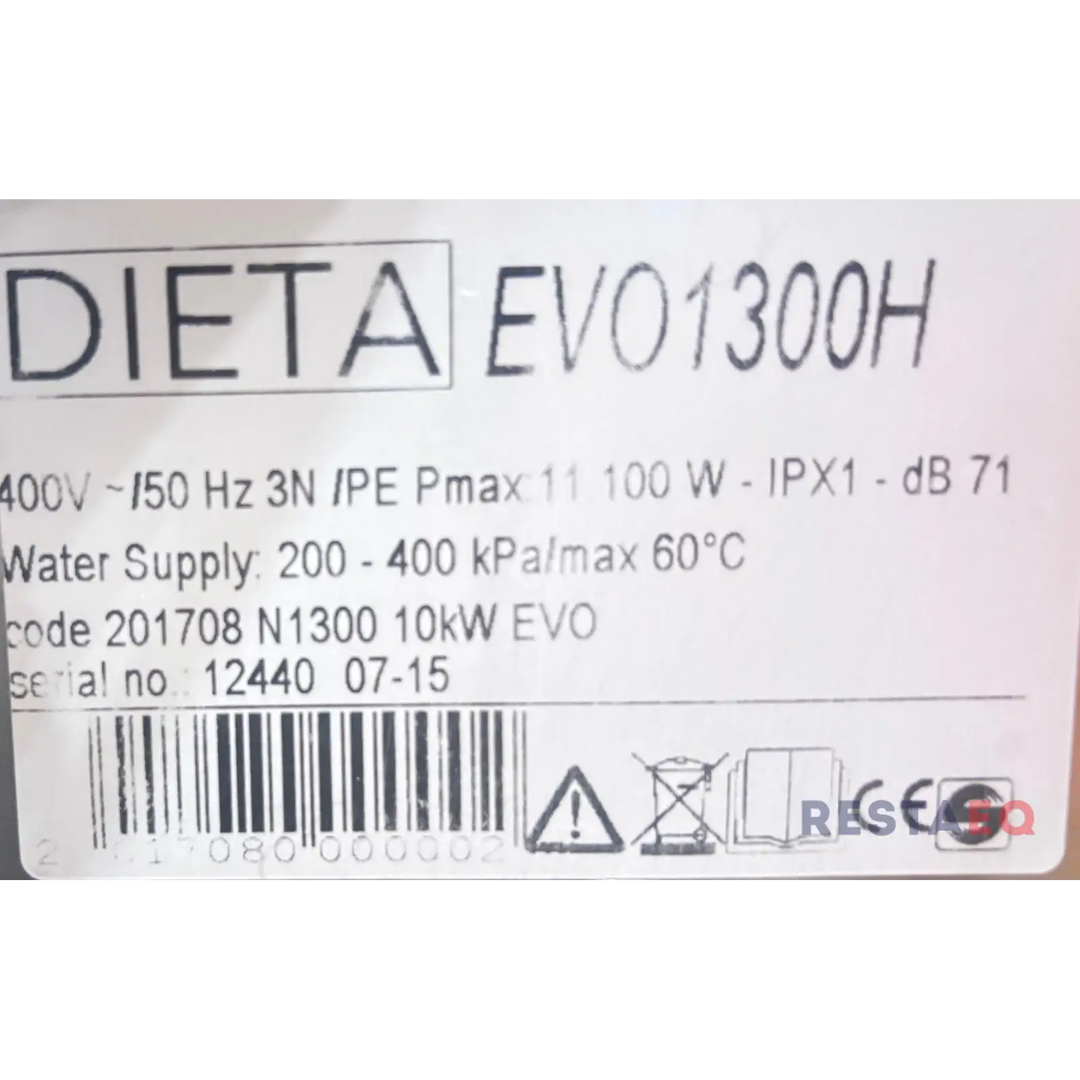 Kupuastienpesukone Dieta EVO 1300 H - Dieta