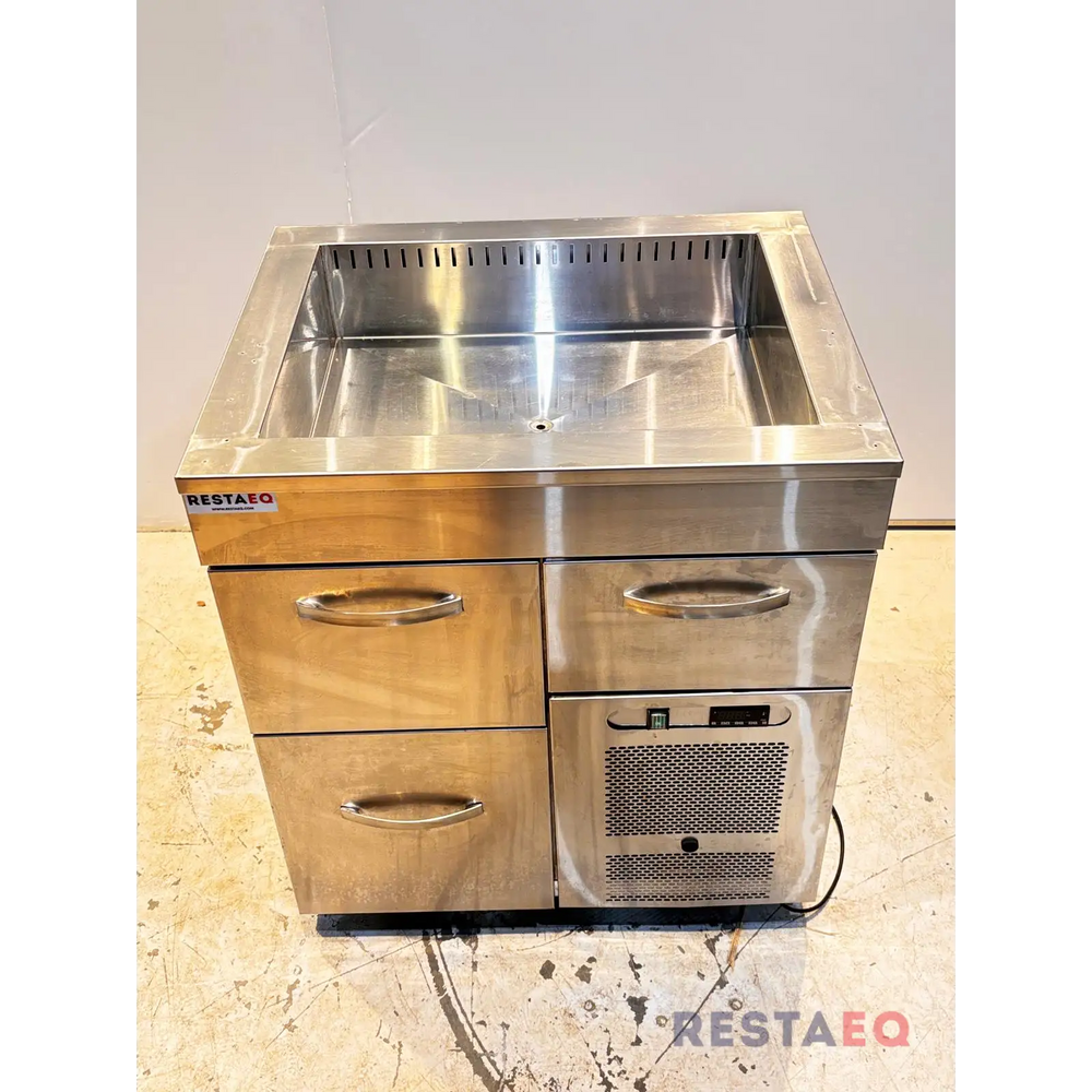 Kylmäallaspöytä vetolaatikostoilla KSK-803 - Inox