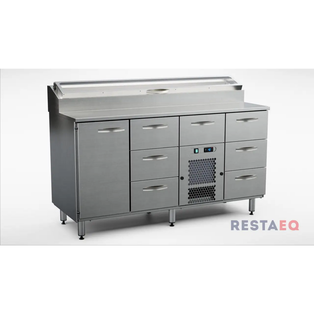 Kylmäköntyöpöytä 1600 KTL-1617 - Inox
