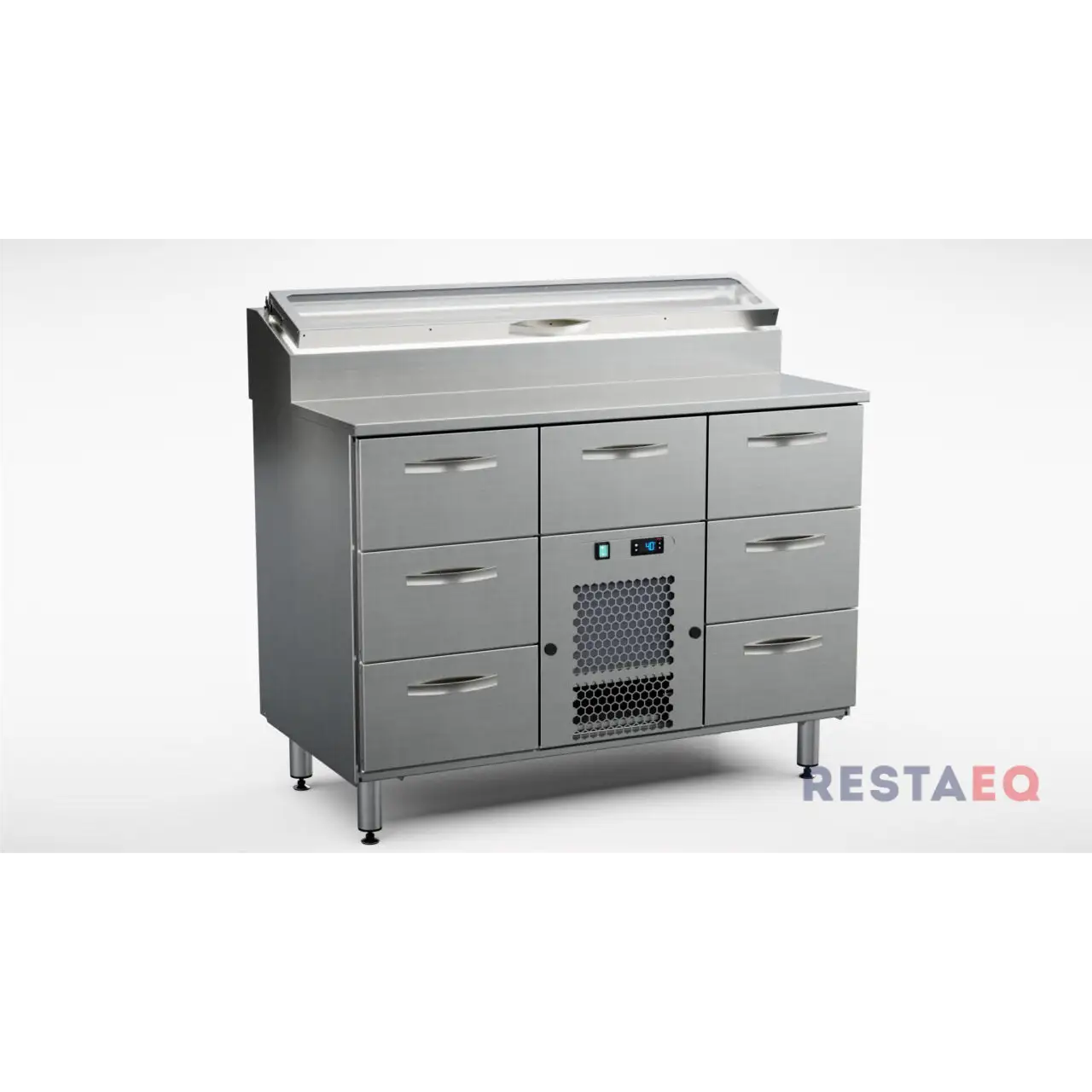 Kylmäköntyöpöytä Inox KTL - 1207