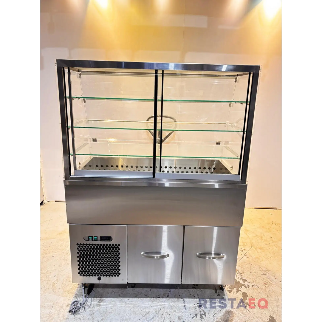 Kylmävitriini itsepalvelumalli 1200 - Inox