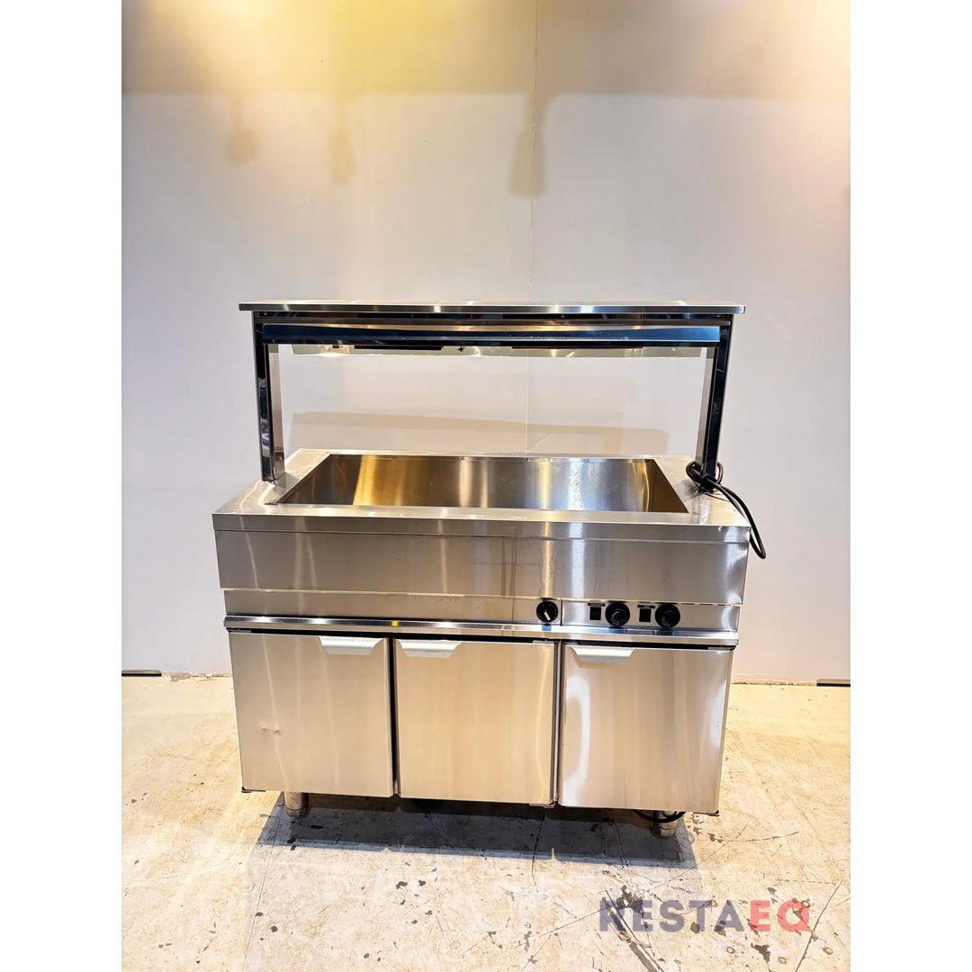 Lämmin buffetvaunu lämpökaapeilla 1200 - Skycold