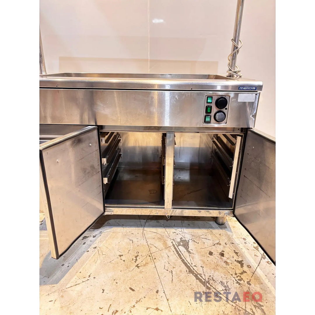 Lämmin buffetvaunu/lämpökaappi 1200 Proof - Metos