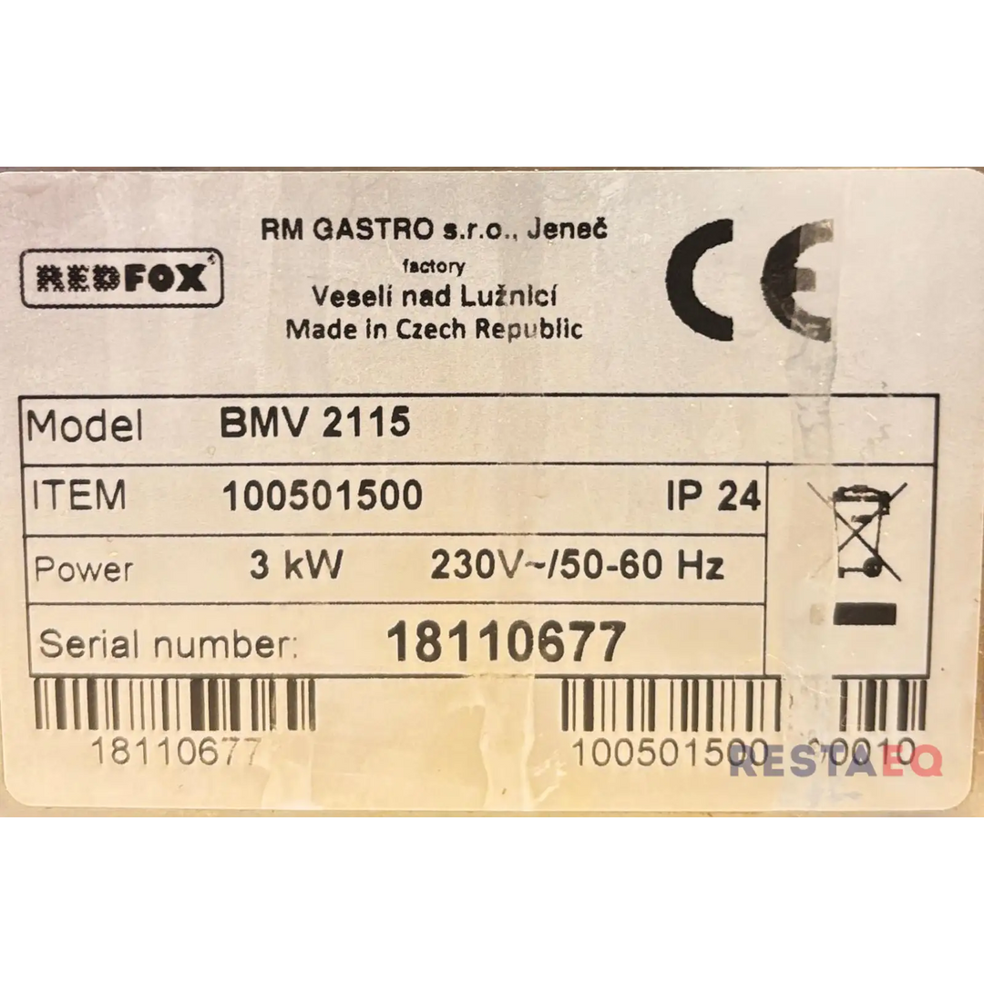 Lämpöhaude BMV 2115 - Redfox