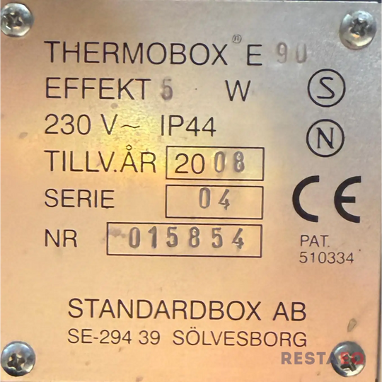 Lämpökuljetusvaunu Thermobox E Effect 5 - Standartbox