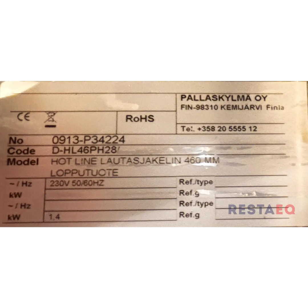 Lautasjakelin Hotline 460 - Porkka