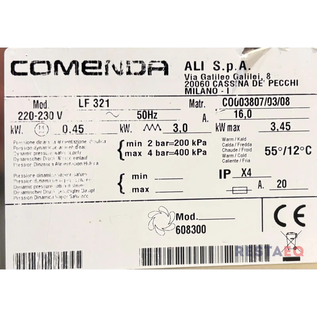 Luukkuastianpesukone Comenda LF 322 - Comenda