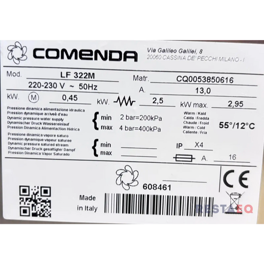 Luukkuastianpesukone Comenda LF 322M - Comenda