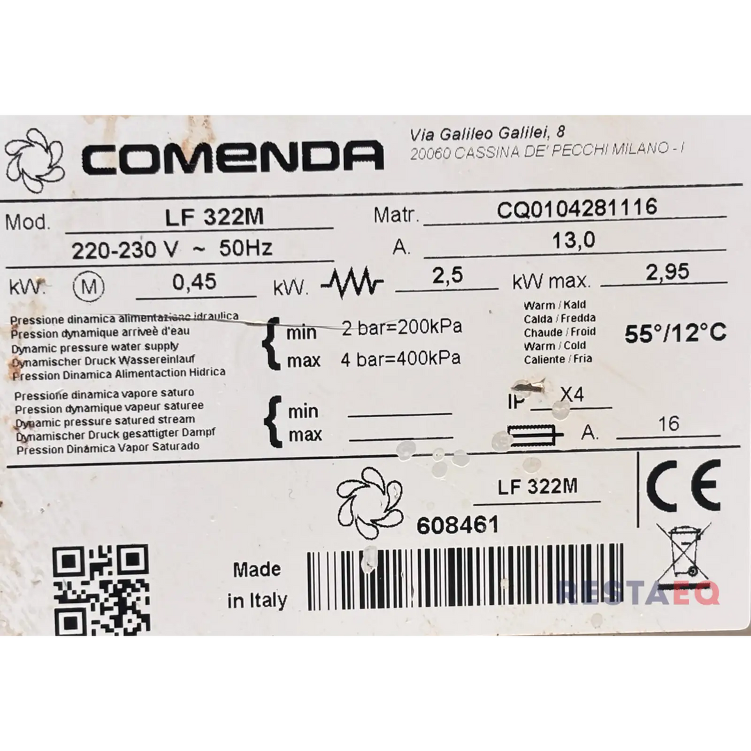 Luukkuastianpesukone Comenda LF322M - Comenda