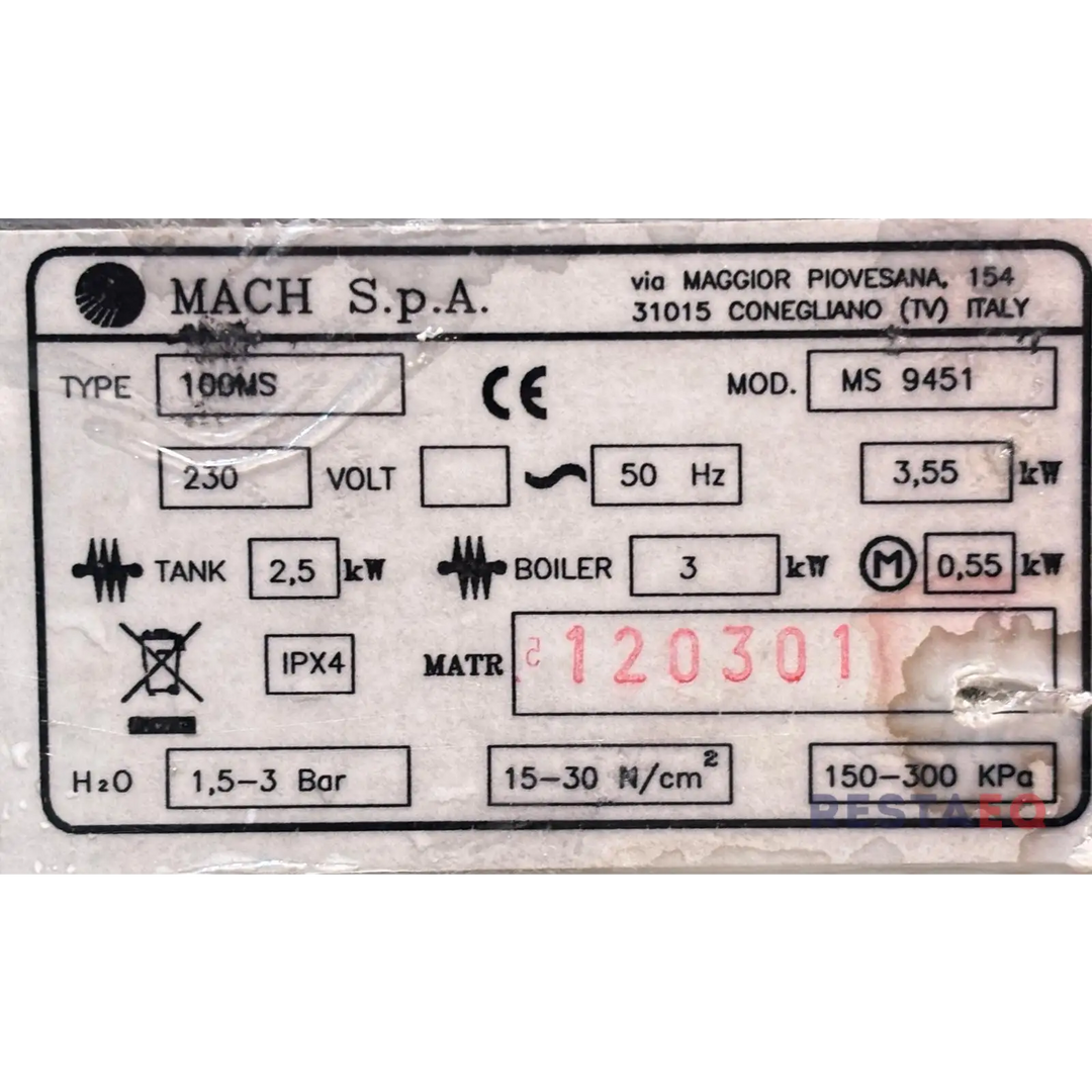 Luukkuastianpesukone Mach 100MS - Mach