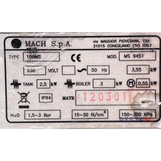 Luukkuastianpesukone Mach 100MS - Mach