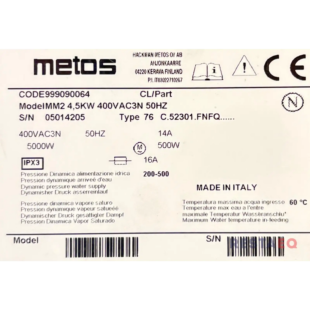 Luukkuastianpesukone Metos Master2 MM2 - Metos