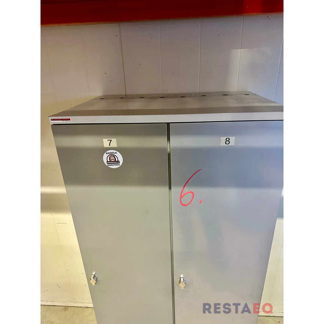 Metallinen vaatekaappi kahdella ovella 800 - Falkonet Metall