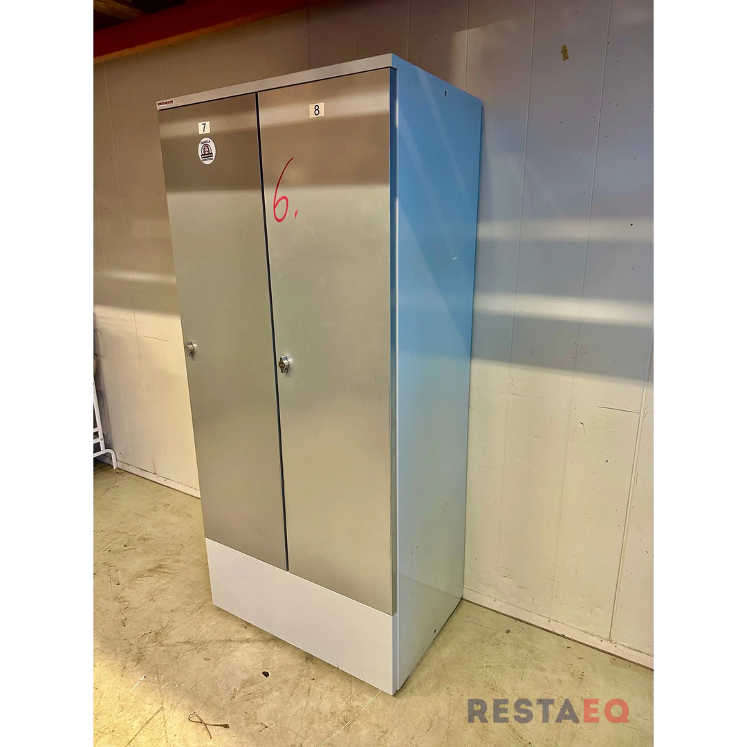 Metallinen vaatekaappi kahdella ovella 800 - Falkonet Metall