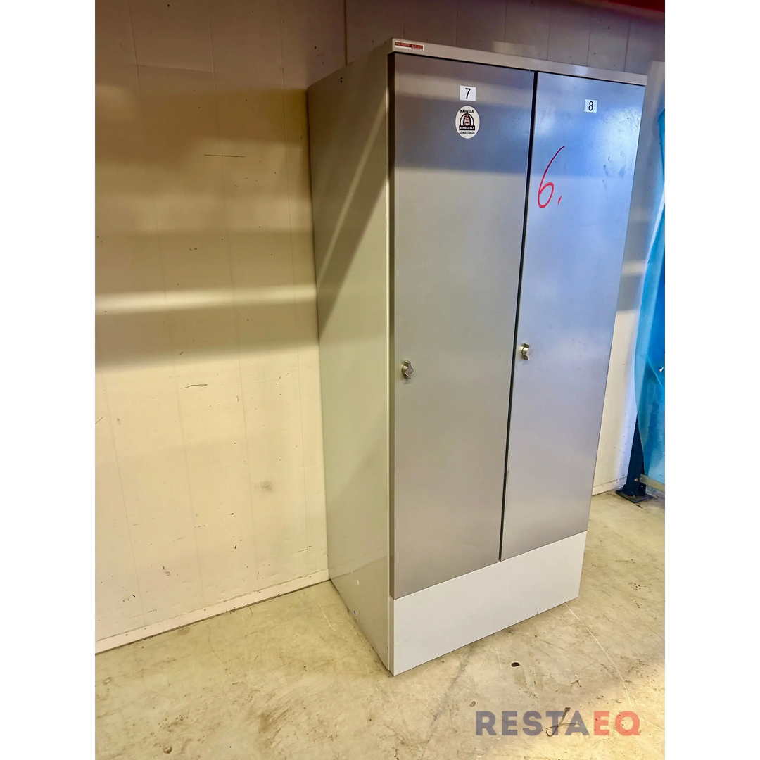 Metallinen vaatekaappi kahdella ovella 800 - Falkonet Metall
