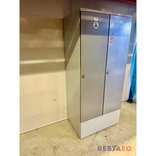 Metallinen vaatekaappi kahdella ovella 800 - Falkonet Metall