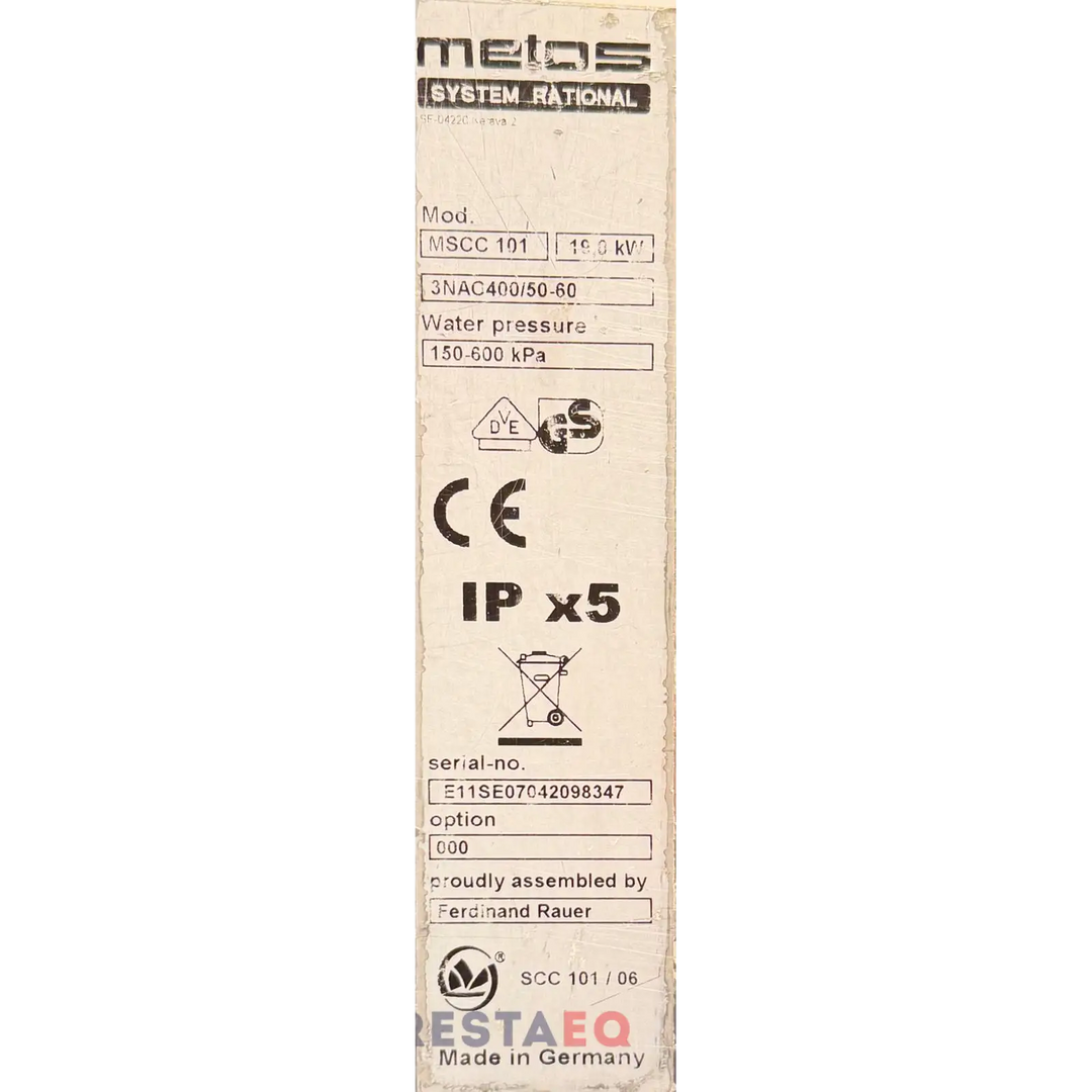 Monitoimiuuni Metos MSCC 101 /06 - Metos