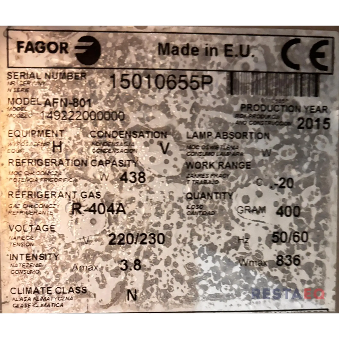 Pakastin Fagor AFN-801 - Fagor