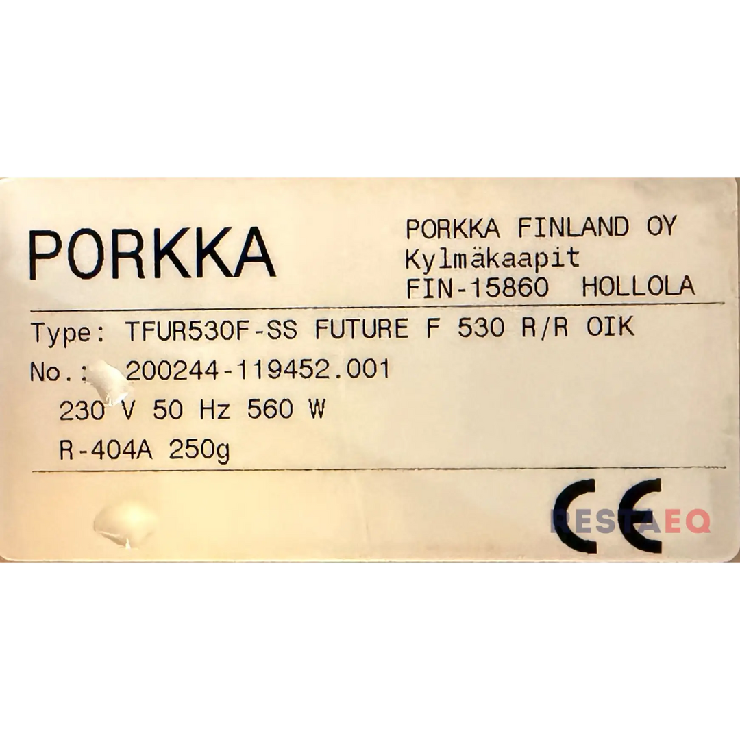 Pakastin Porkka Future F 530 R/R oik - Porkka