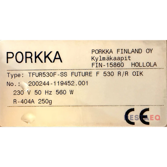 Pakastin Porkka Future F 530 R/R oik - Porkka