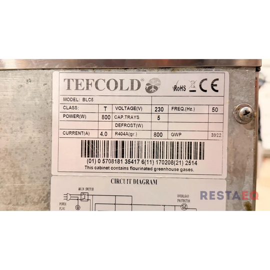 Pikajäähdytyskaappi BLC5 - Tefcold