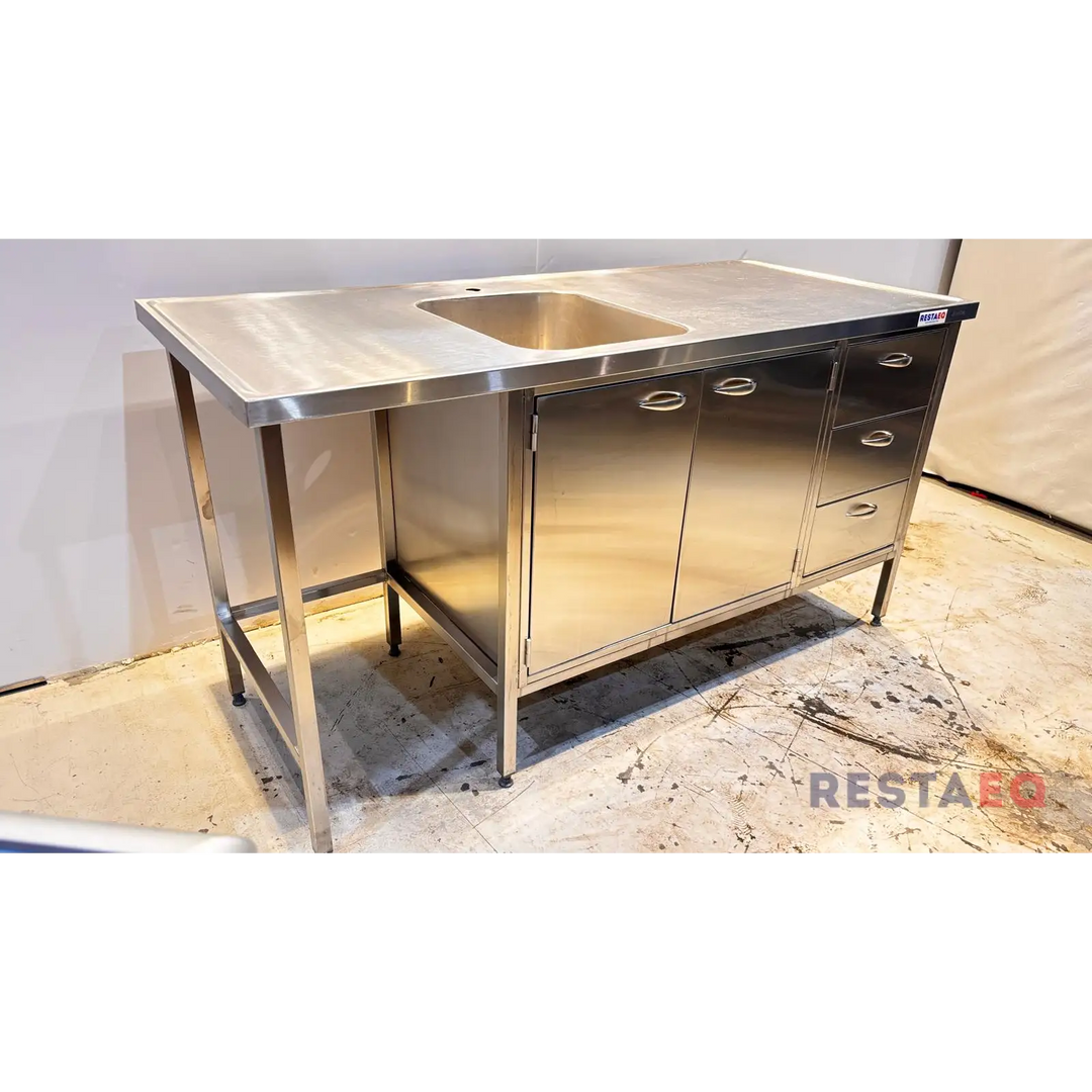 RST-allaspöytä kaapilla ja laatikostolla 1700 - Kavika