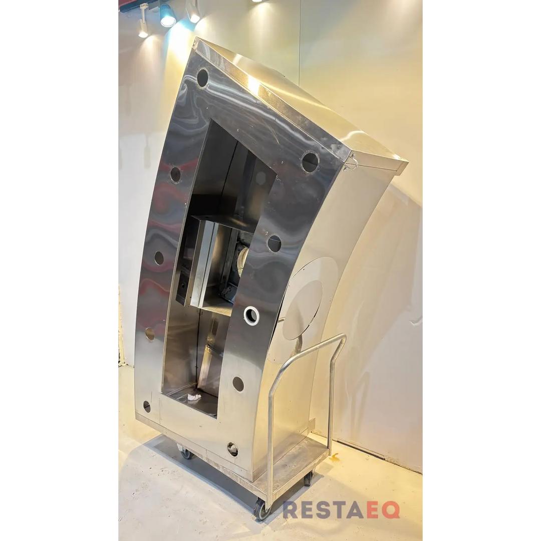 RST-kaareva höyryhuuva ledivaloaukoilla - RestaEQ