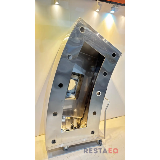 RST-kaareva höyryhuuva ledivaloaukoilla - RestaEQ