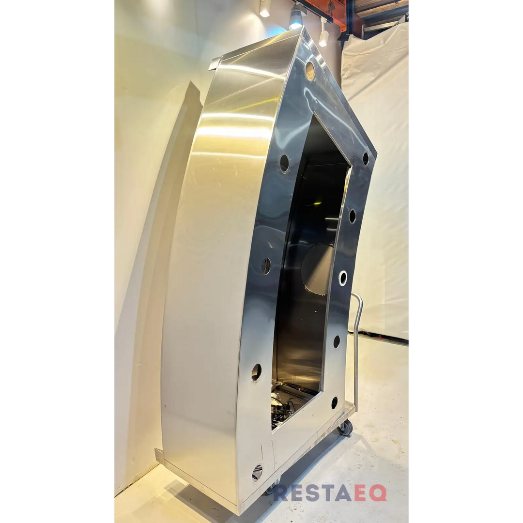 RST-kaareva höyryhuuva ledivaloaukoilla - RestaEQ