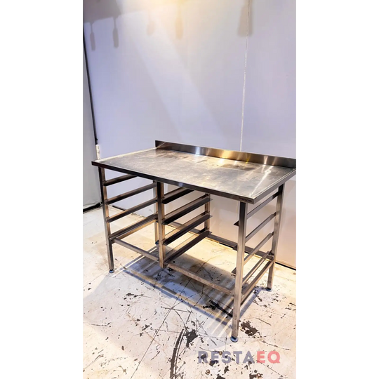 RST-pöytä astiakorikiskoilla 1200 - RestaEQ