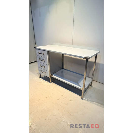 RST-pöytä laatikostolla ja hyllyllä 1400 - RestaEQ