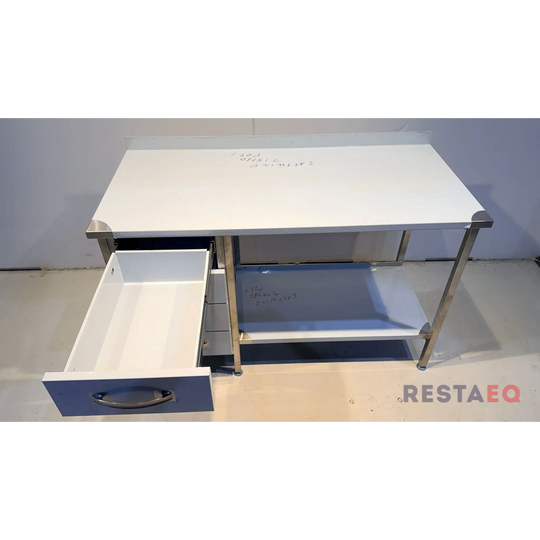 RST-pöytä laatikostolla ja hyllyllä 1400 - RestaEQ