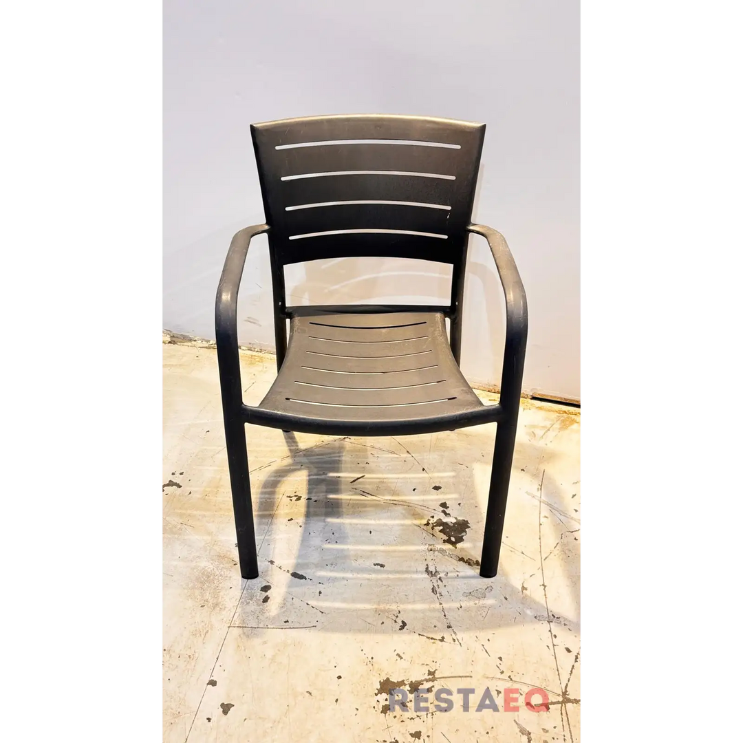 Terassituoli musta pinottava - Satelliet