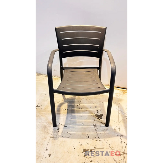 Terassituoli musta pinottava - Satelliet