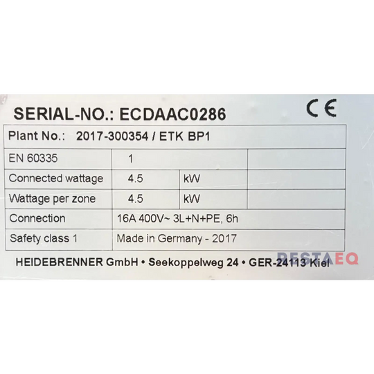 Vesigrilli Heidebrenner ETK-BP1 - Heidebrenner