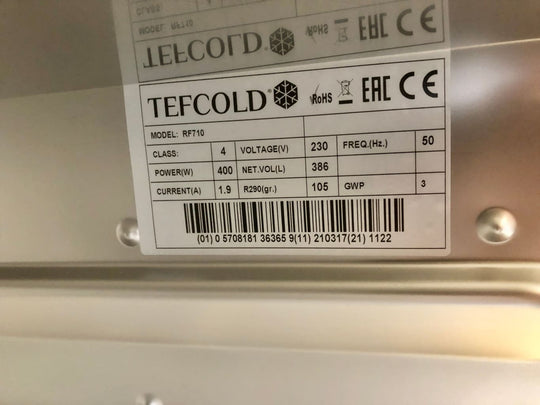 Tefcold RF710 pakastin pyörillä - Tefcold